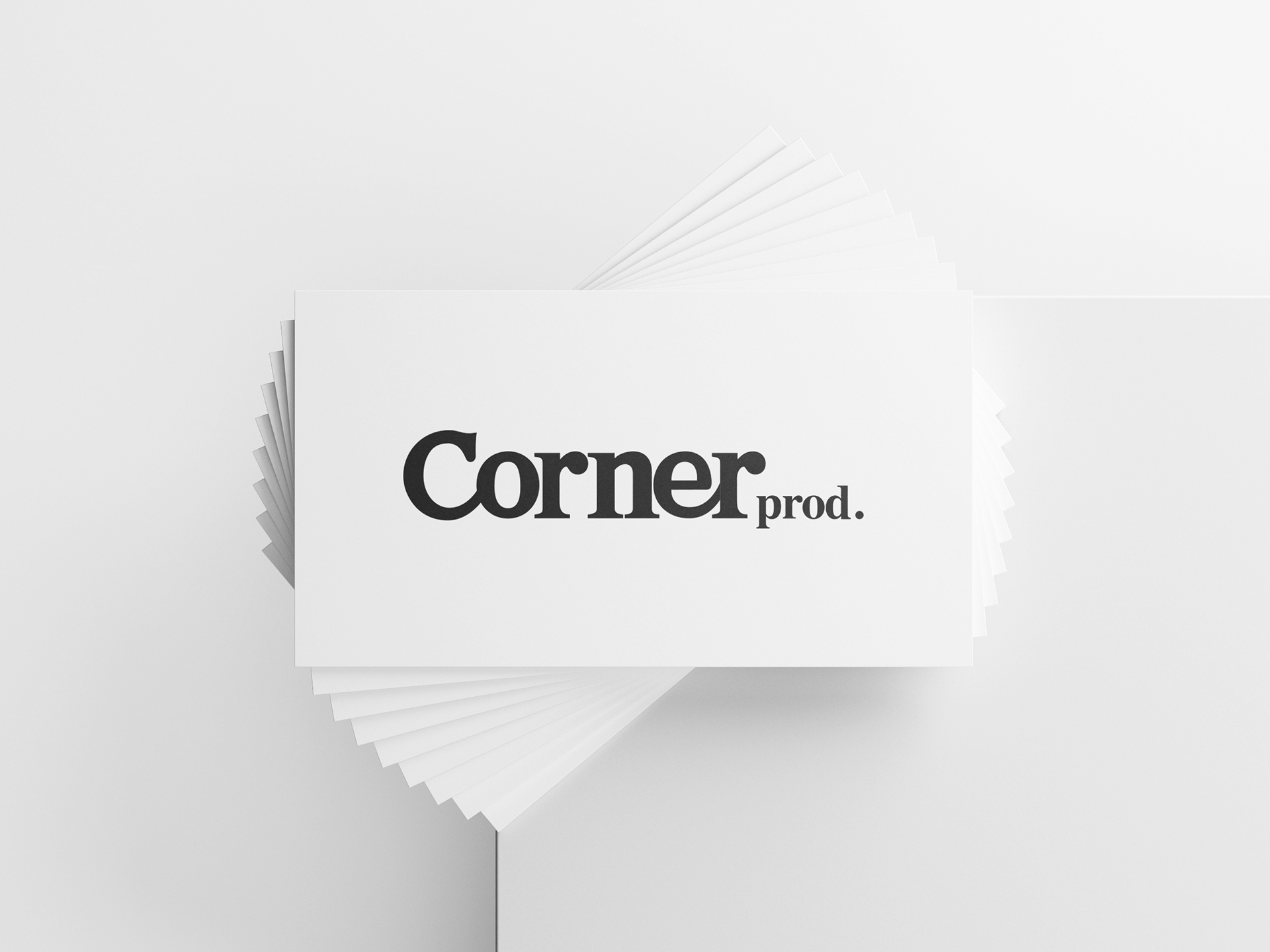 Corner Prod identité graphique direction artistique web design nantes