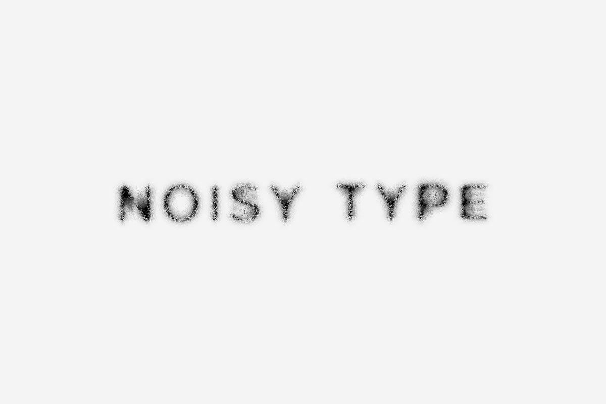 Noisy type maison Maj nantes typographiy identité graphique