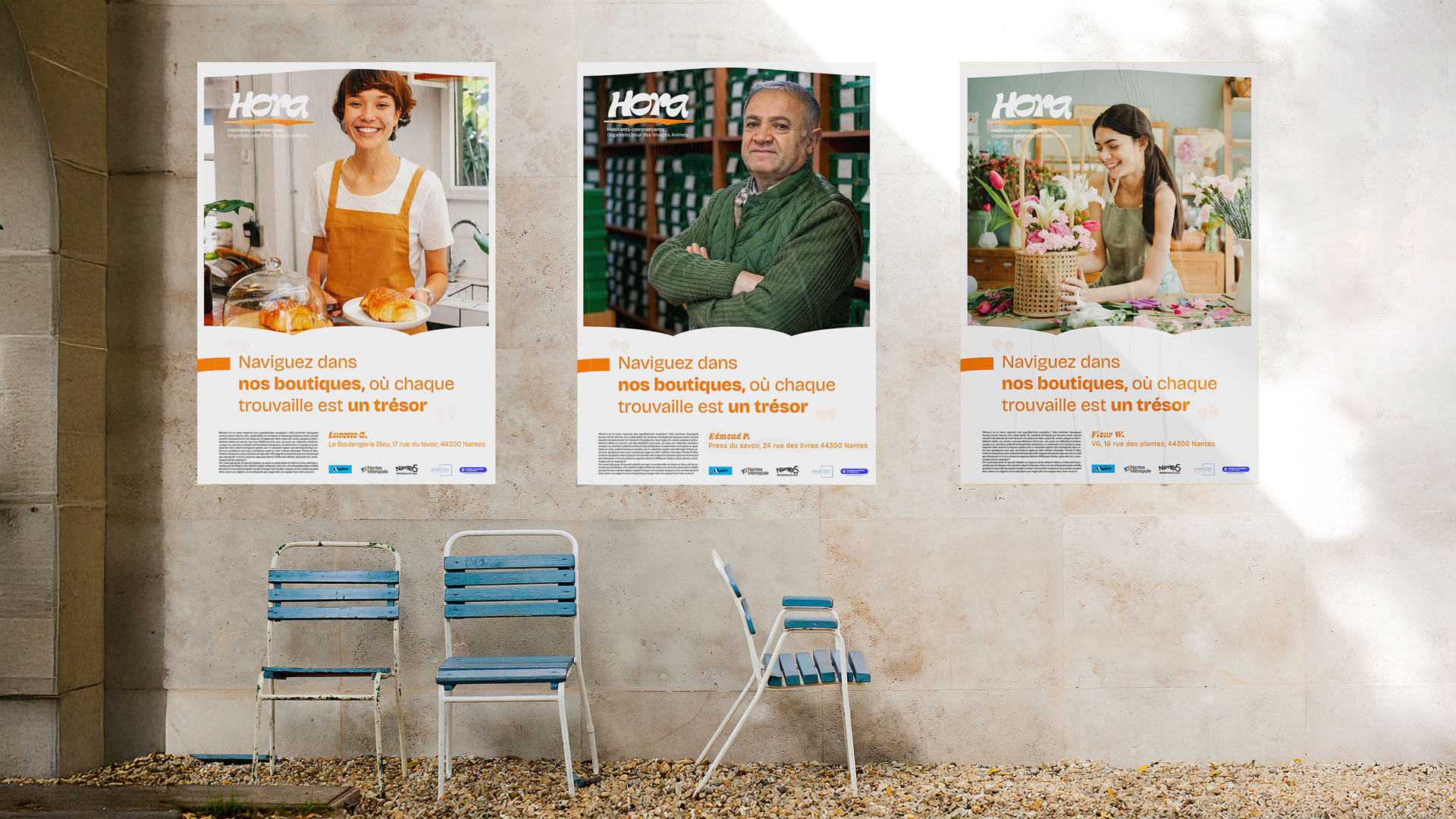 Affichage urbain Nantes, création de graphisme