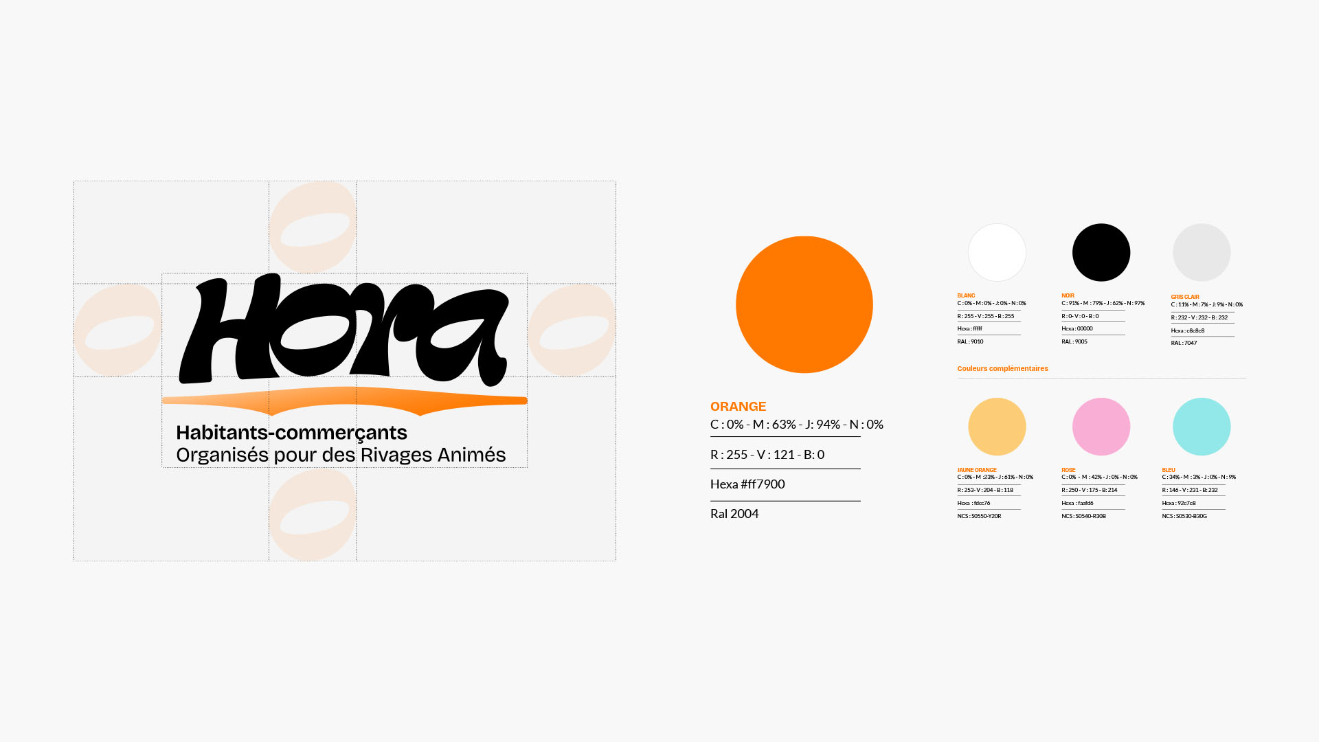 Création du logo Hora pour l'association des commaerçants de la ville de Nantes