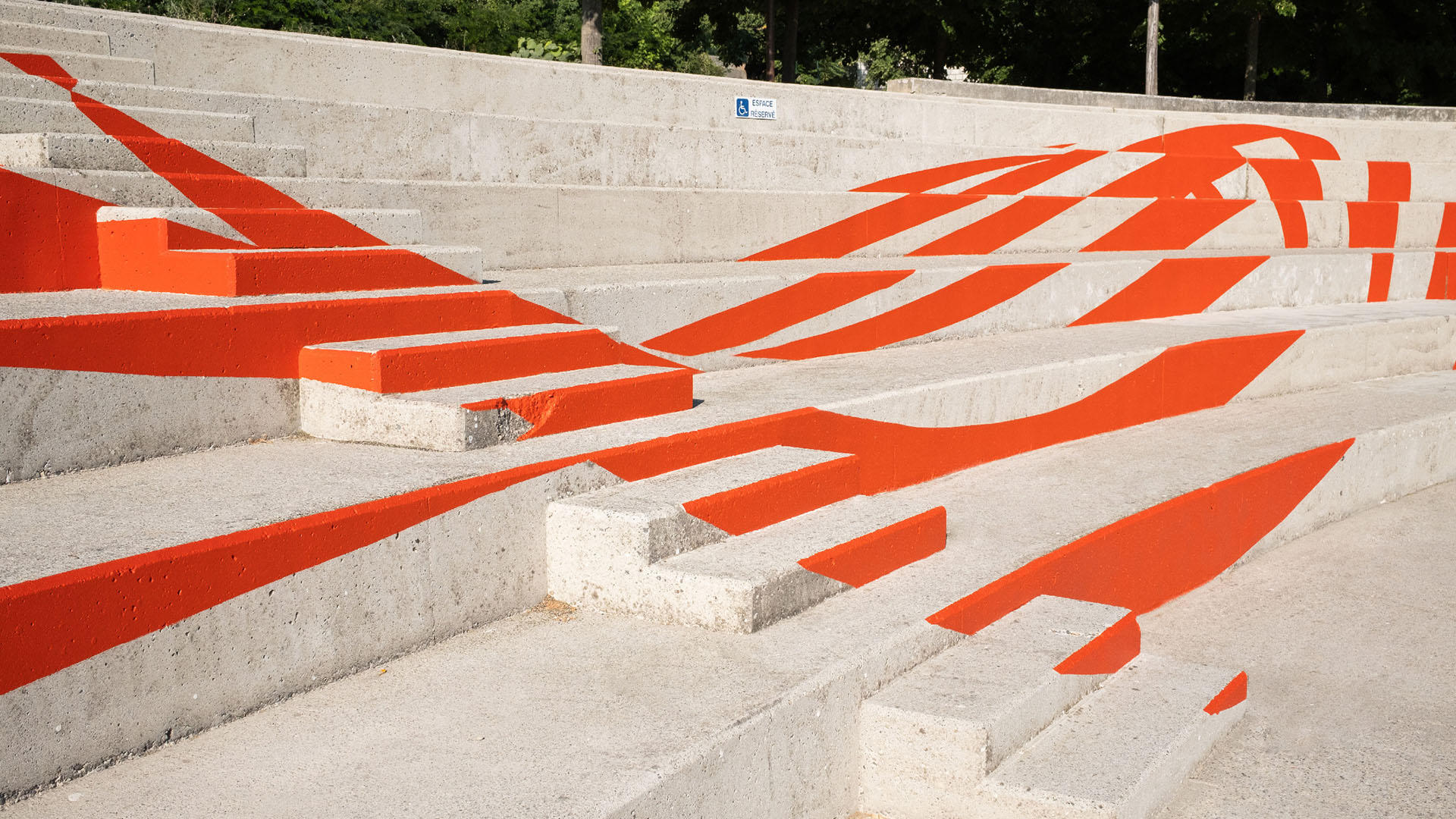 anamorphose fresque mmaj, france provence cote d'azur,